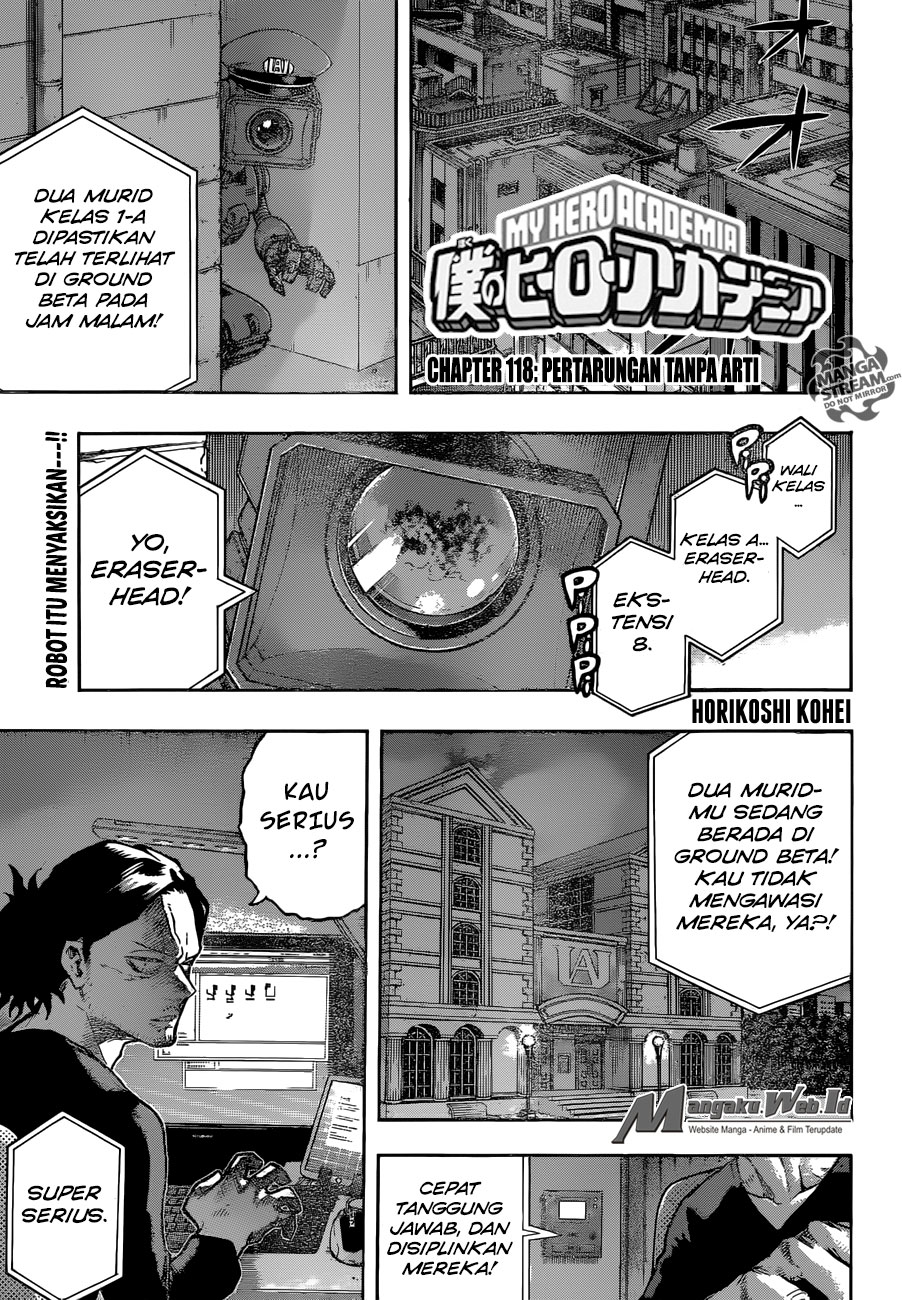 Boku no Hero Academia Chapter 118 Gambar 2