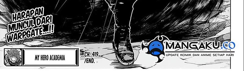 Boku no Hero Academia Chapter 419 Gambar 77