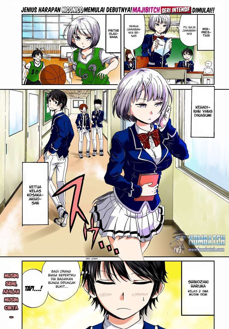 Boku no Kanojo ga Majime Sugiru Shojo Bitch na Ken Chapter 01 Gambar 2