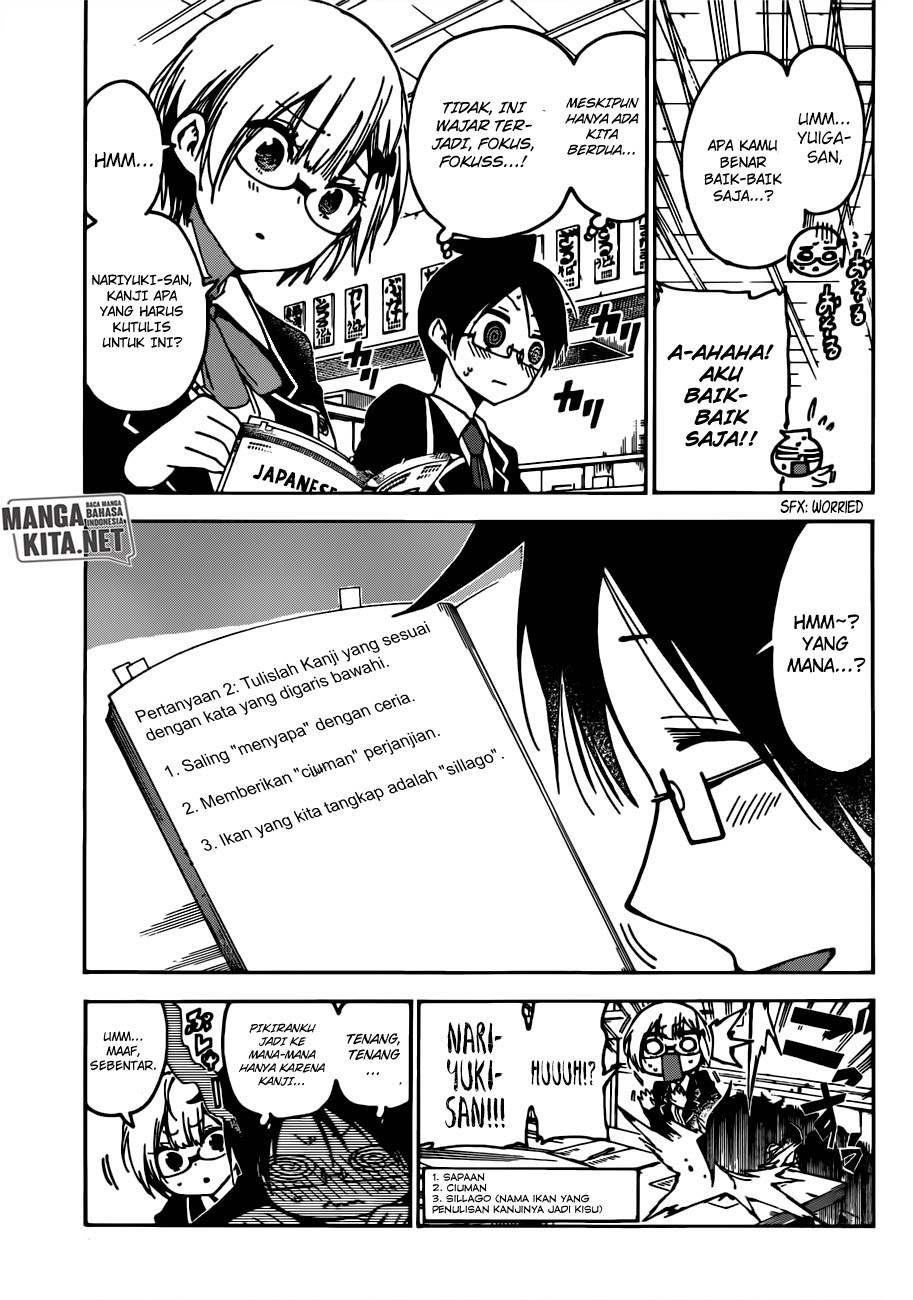 Bokutachi wa Benkyou ga Dekinai Chapter 91 Gambar 10