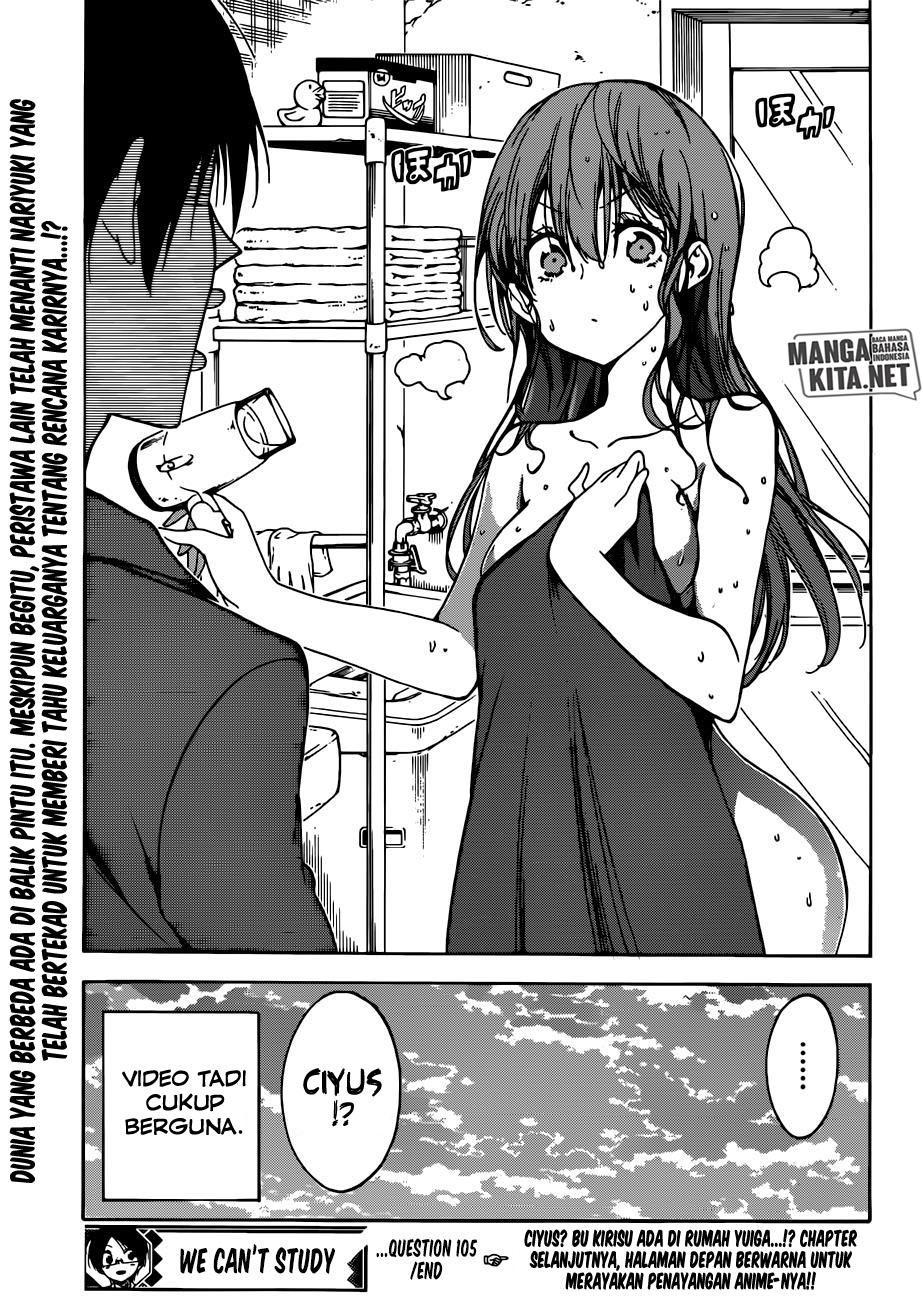 Bokutachi wa Benkyou ga Dekinai Chapter 105 Gambar 21
