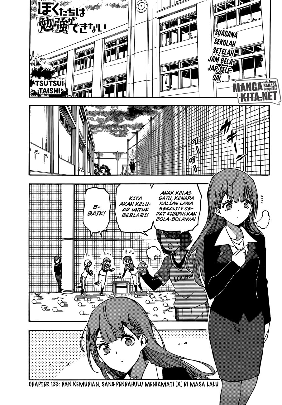 Bokutachi wa Benkyou ga Dekinai Chapter 133 Gambar 2