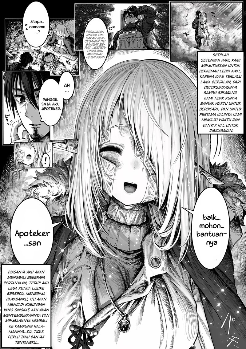 Boroboro no Elf-san o Shiawaseni suru Kusuri Uri-san Chapter 24 Gambar 1