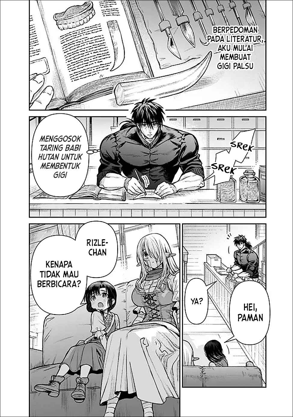 Boroboro no Elf-san wo Shiawase ni Suru Kusuriuri-san Chapter 03 Gambar 6