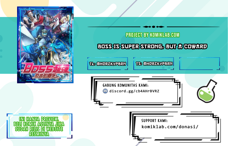 Boss Is Super Strong, but a Coward Chapter 01 Gambar 1