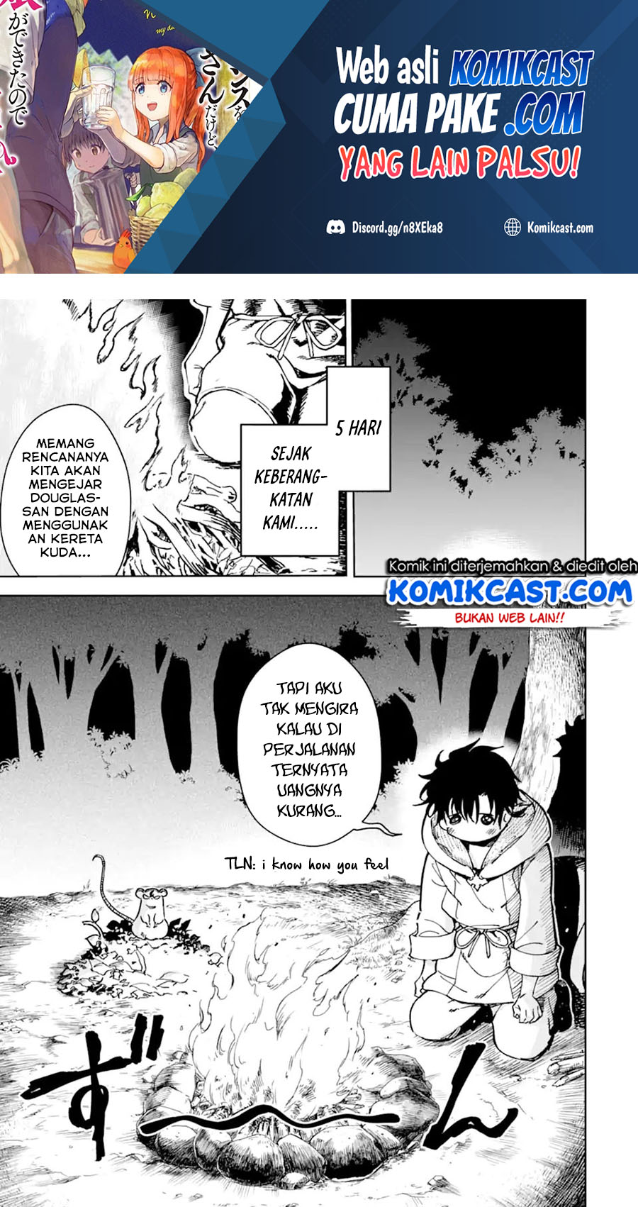 Boukensha License o Hakudatsu Sareta Ossan Dakedo, Manamusume ga Dekita no de Nonbiri Jinsei Chapter 33.3 Gambar 2