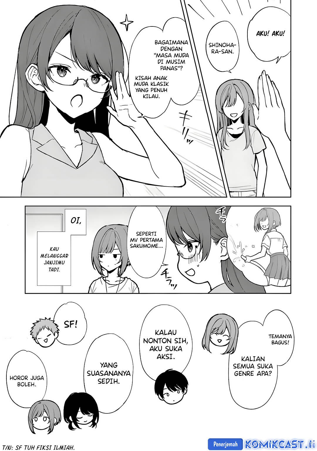 Chikan Saresou ni Natteiru S-kyuu Bishoujo wo Tasuketara Tonari no Seki no Osanajimi datta Chapter 67 Gambar 14