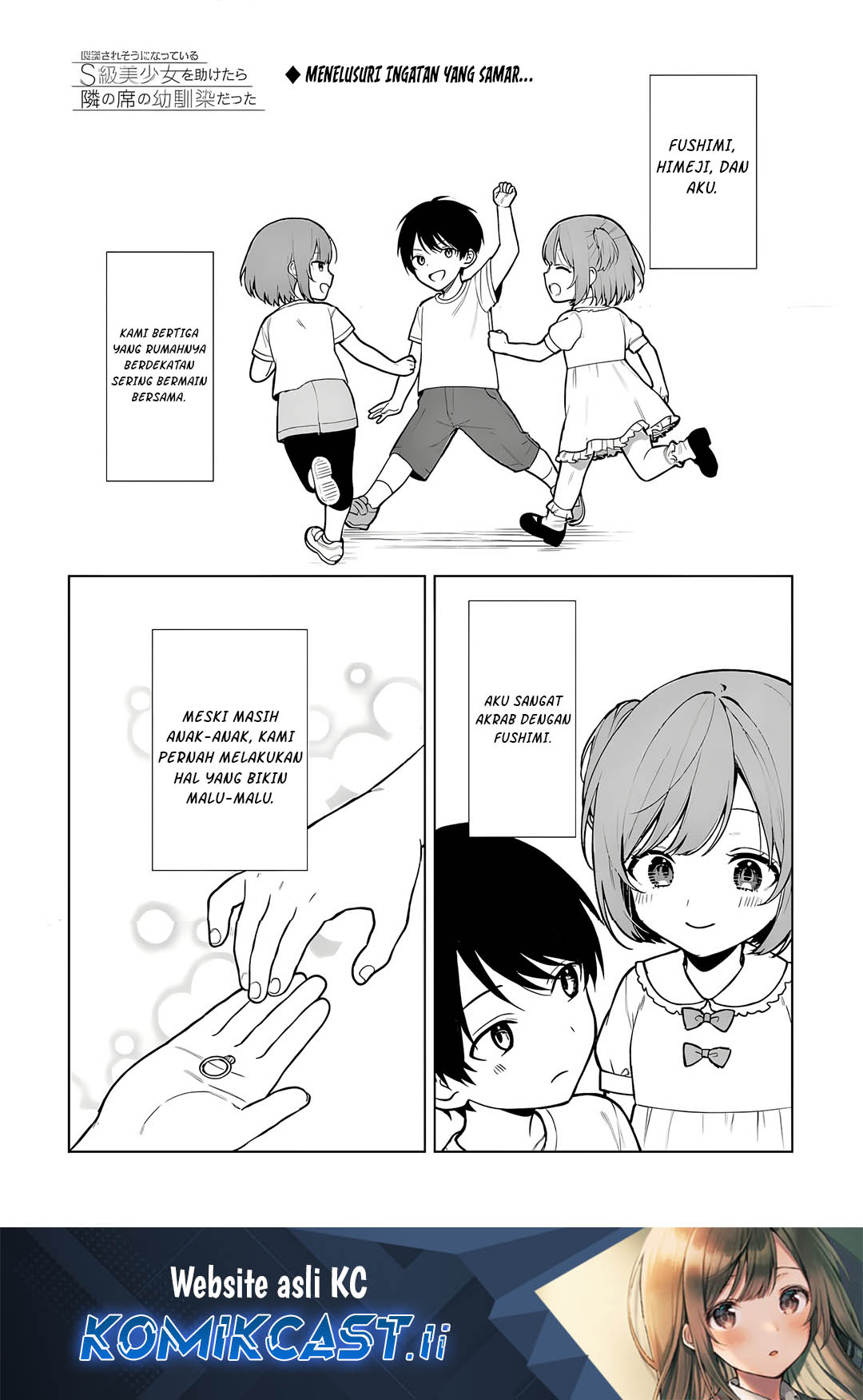 Chikan Saresou ni Natteiru S-kyuu Bishoujo wo Tasuketara Tonari no Seki no Osanajimi datta Chapter 68 Gambar 2