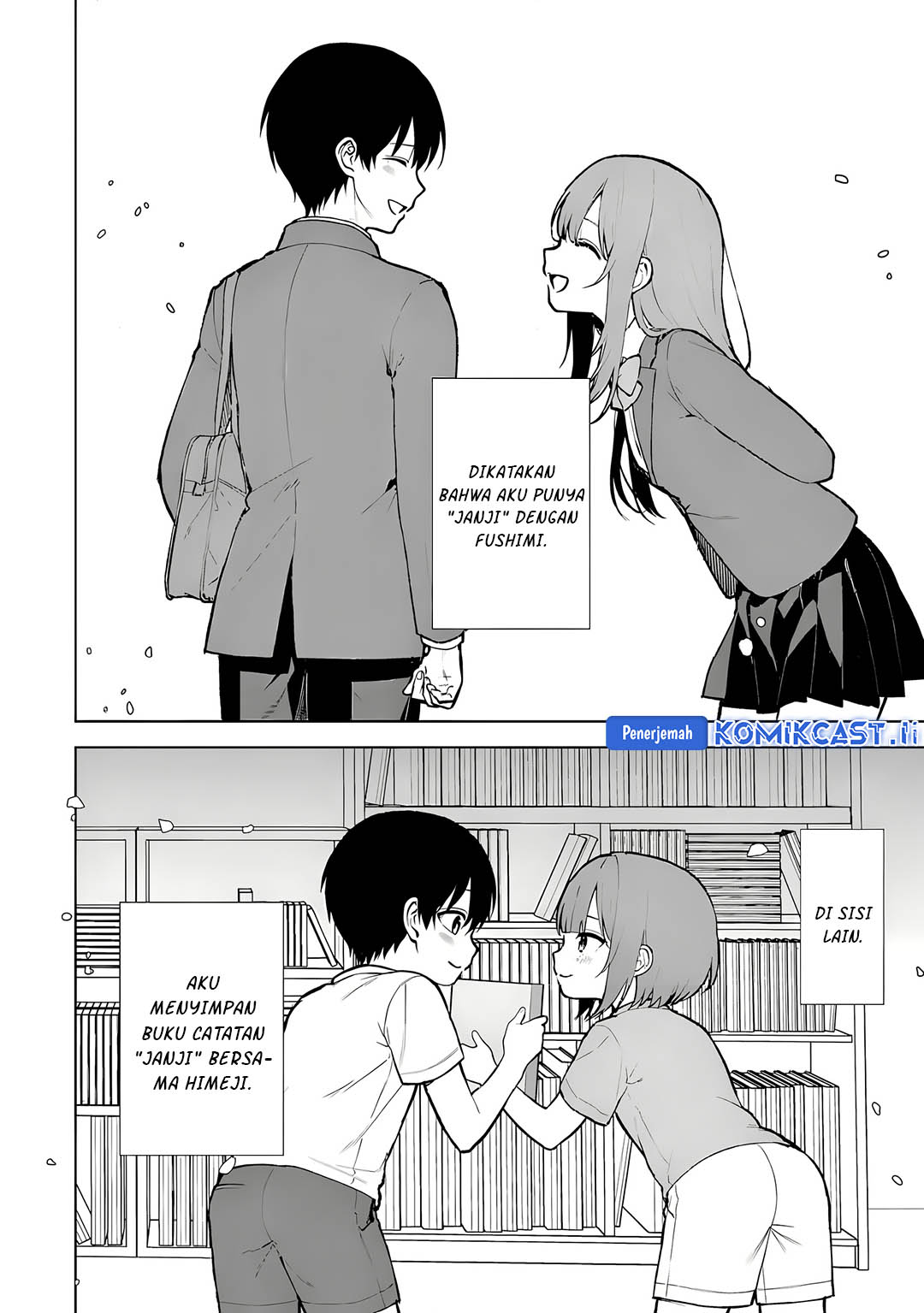Chikan Saresou ni Natteiru S-kyuu Bishoujo wo Tasuketara Tonari no Seki no Osanajimi datta Chapter 69 Gambar 3