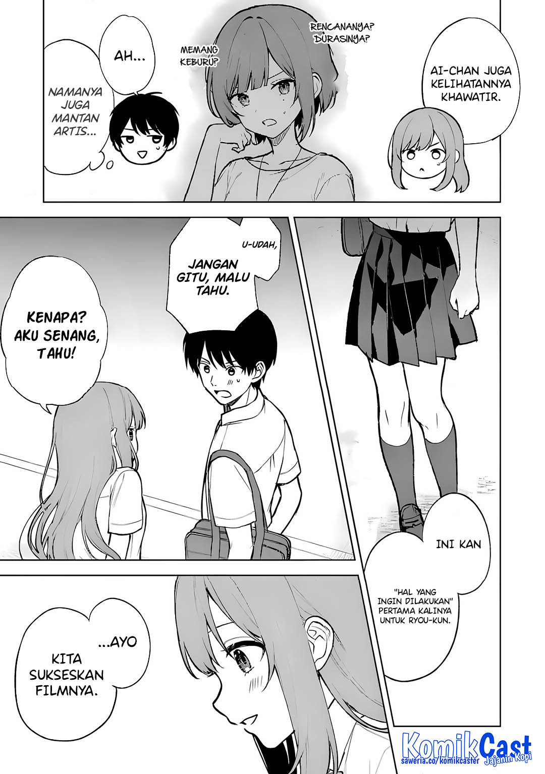 Chikan Saresou ni Natteiru S-kyuu Bishoujo wo Tasuketara Tonari no Seki no Osanajimi datta Chapter 69 Gambar 16
