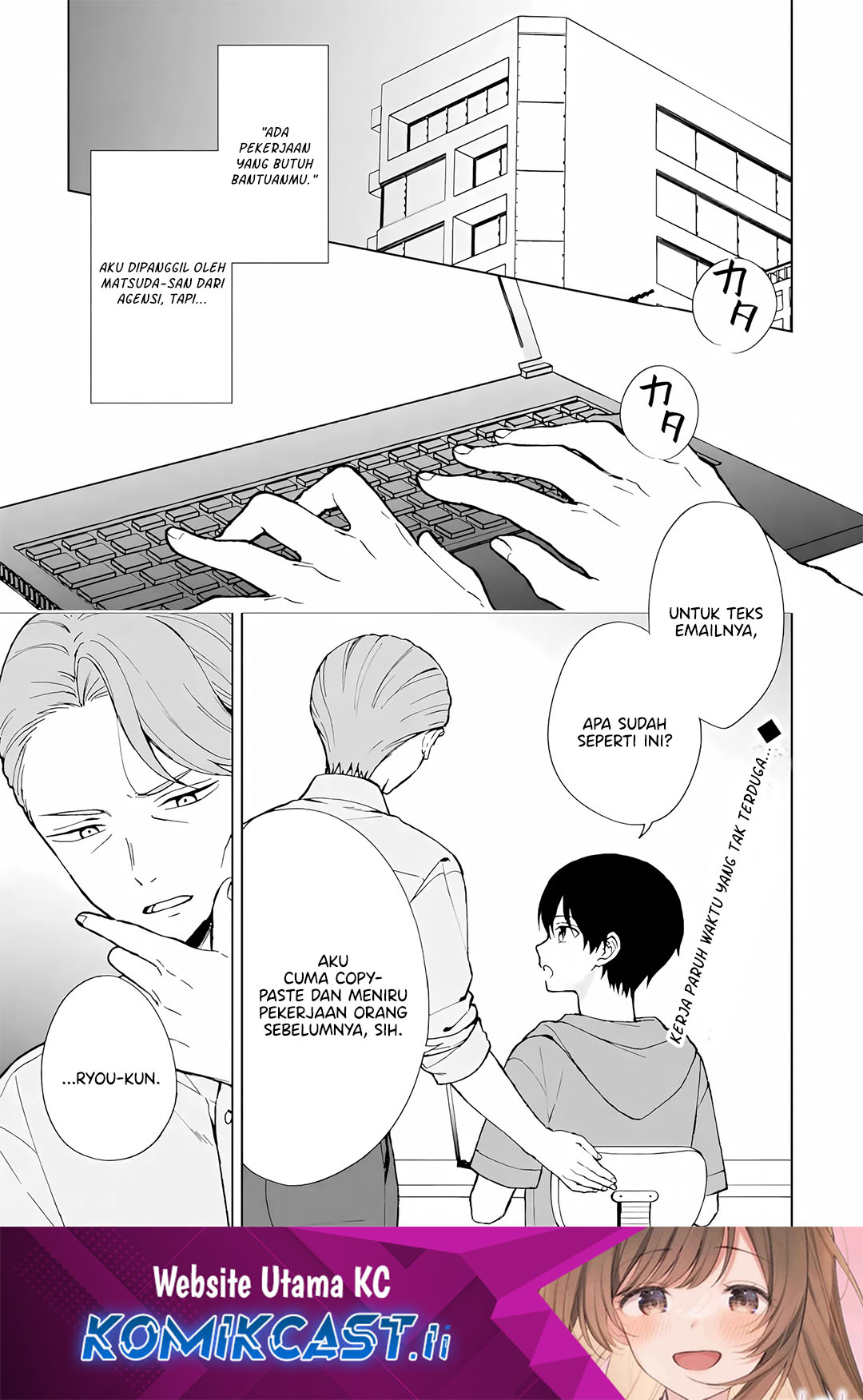 Chikan Saresou ni Natteiru S-kyuu Bishoujo wo Tasuketara Tonari no Seki no Osanajimi datta Chapter 78 Gambar 2