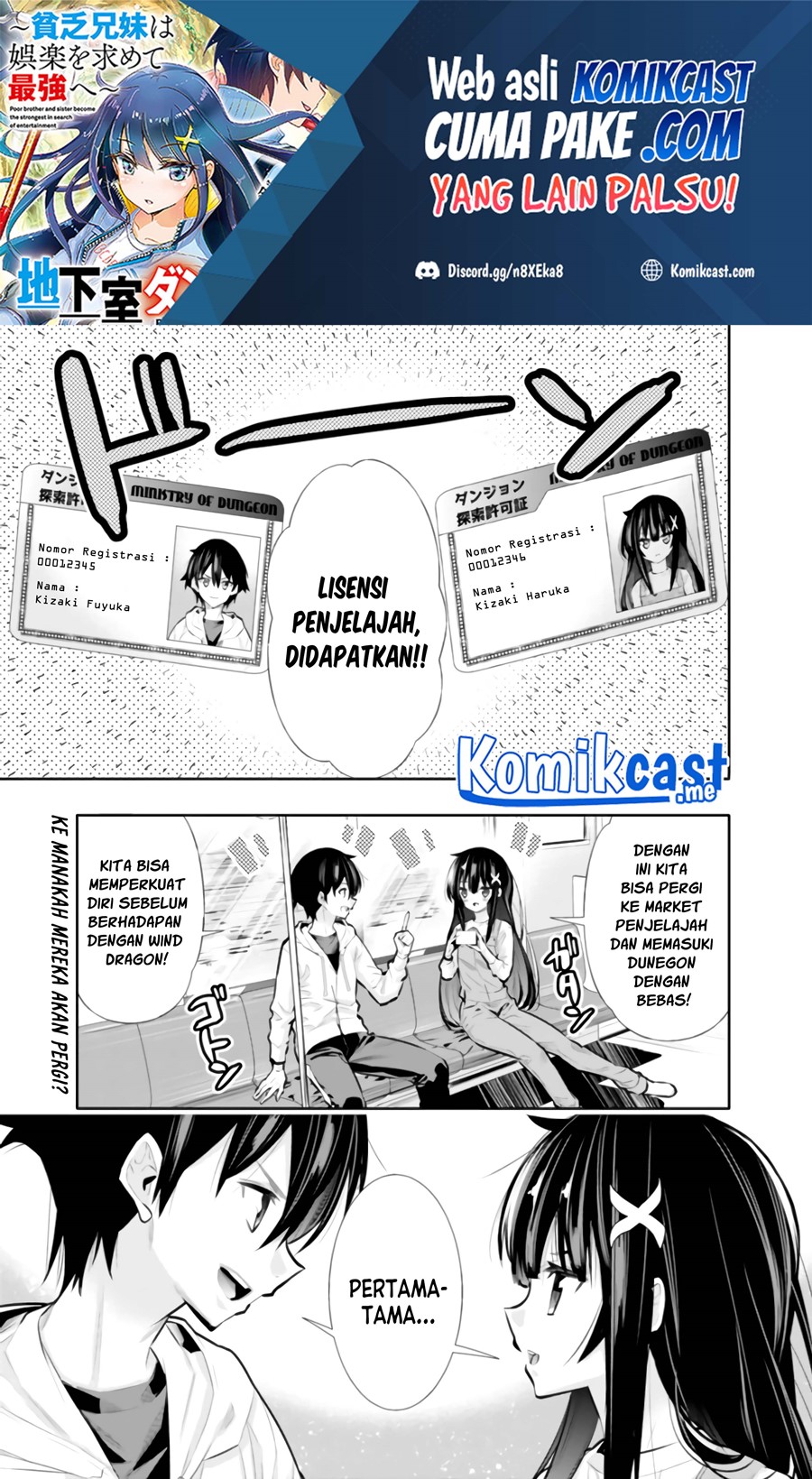 Chikashitsu Dungeon: Binbou Kyoudai wa Goraku o Motomete Saikyou e Chapter 20 Gambar 2