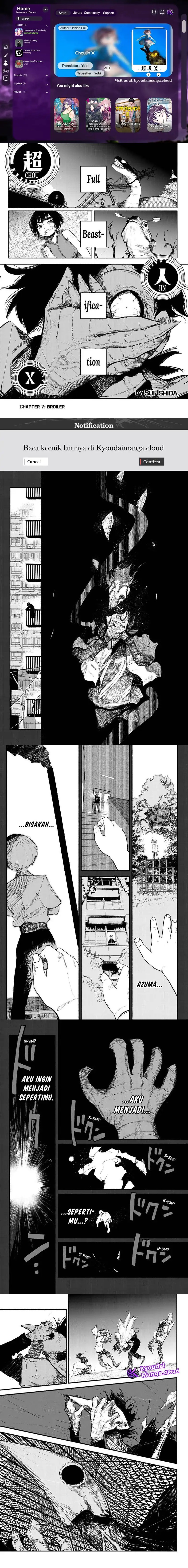 Choujin X Chapter 07 Gambar 1