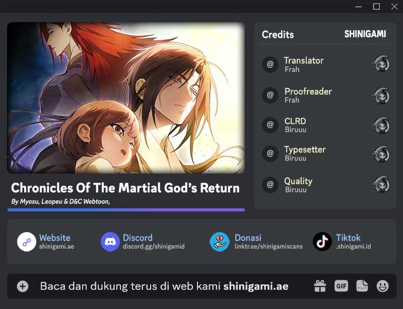 Chronicles Of The Martial God’s Return Chapter 94 Gambar 1