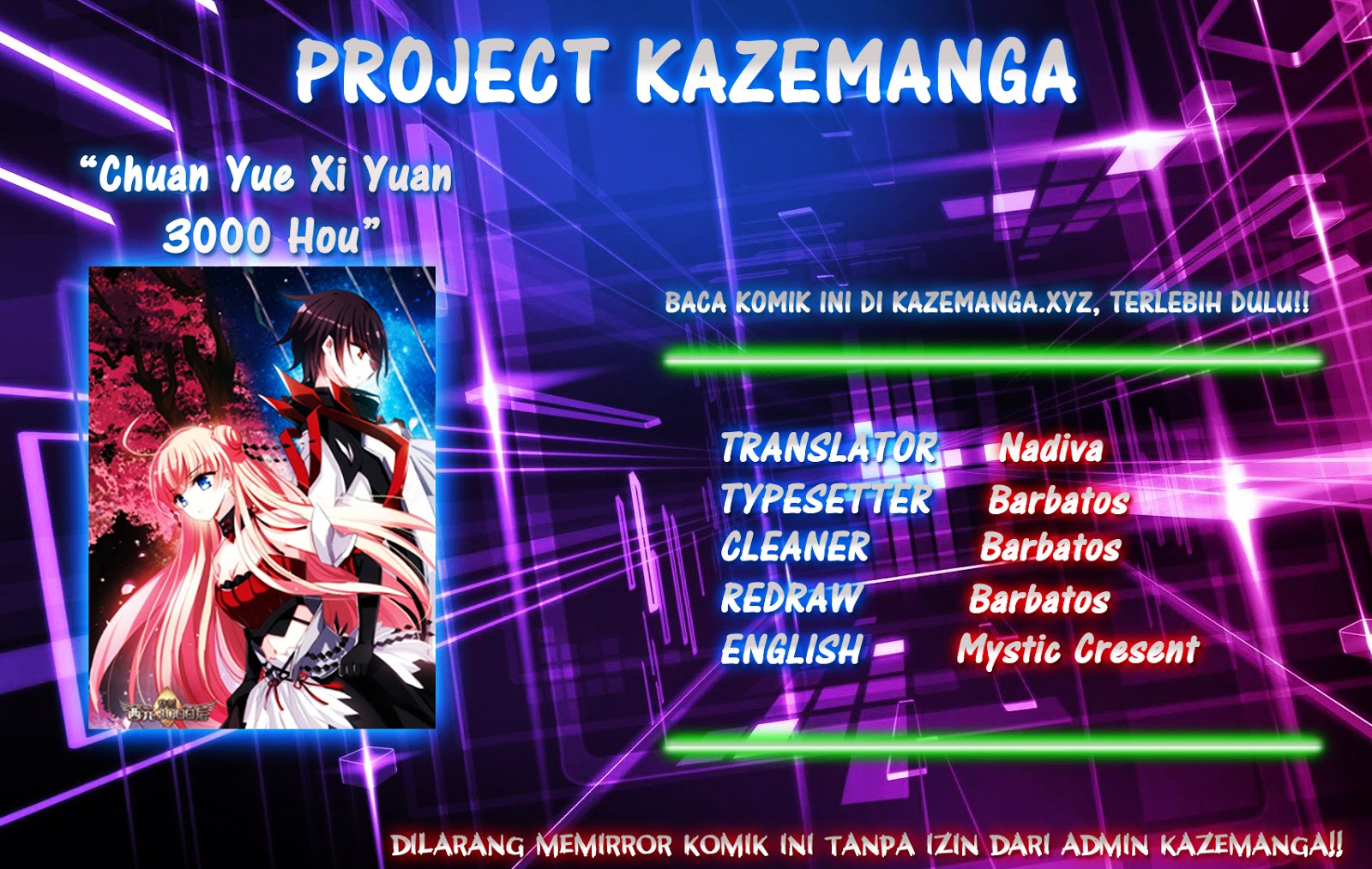 Chuan Yue Xi Yuan 3000 Hou Chapter 10 Gambar 2