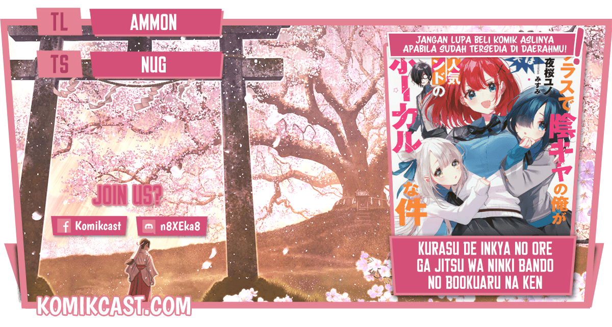 Class de Inkya no Ore ga Jitsu wa Daininki Band no Vocal na Ken Chapter 09 Gambar 1