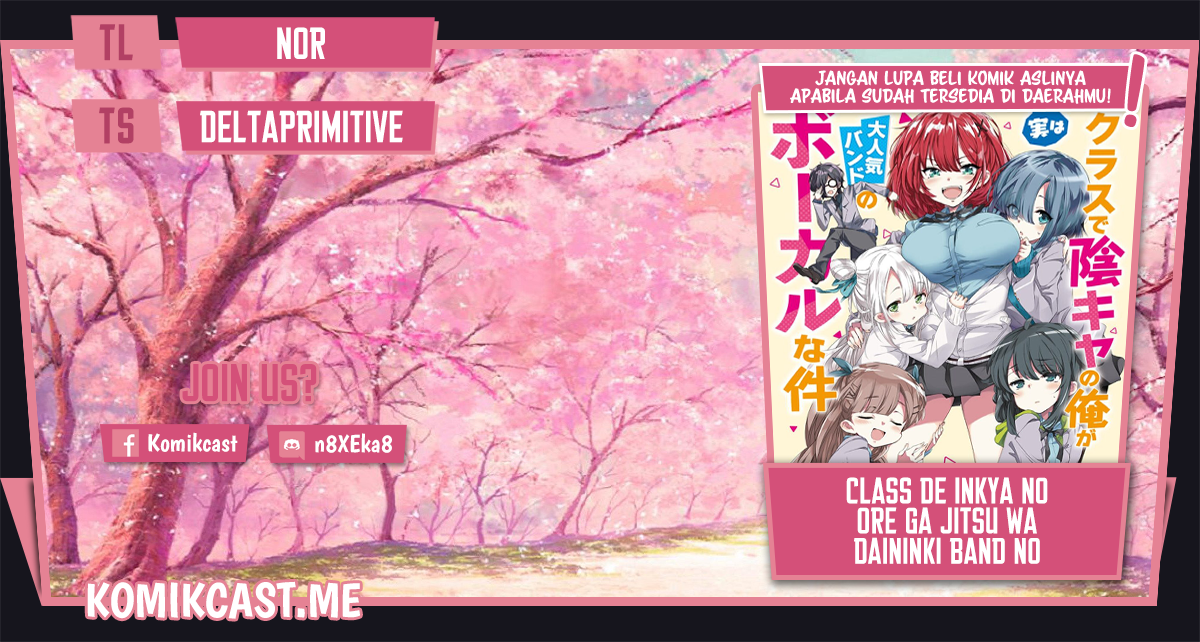 Class de Inkya no Ore ga Jitsu wa Daininki Band no Vocal na Ken Chapter 14 Gambar 1