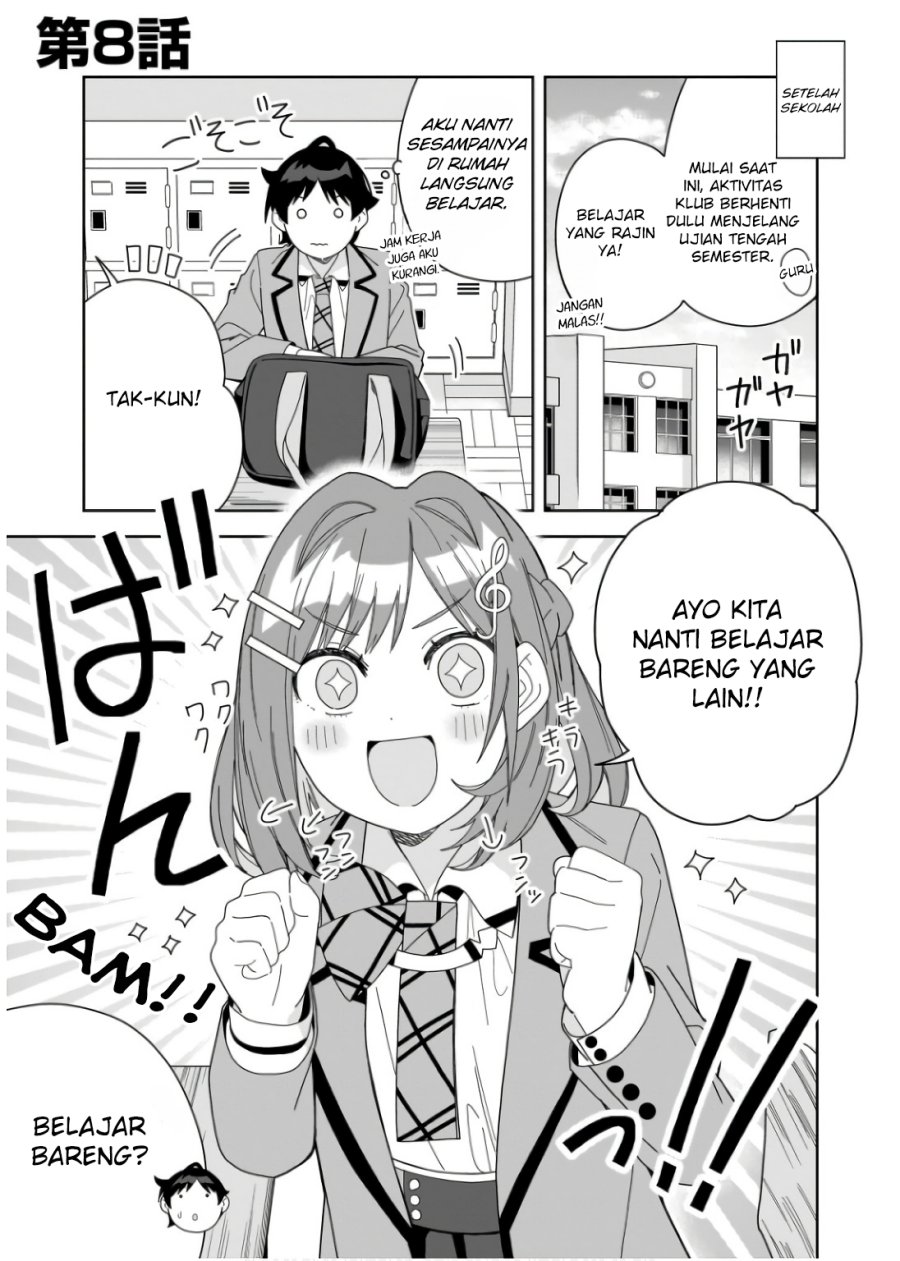 Classmate no Moto Idol ga, Tonikaku Kyodou Fushin Nan desu Chapter 08 Gambar 1