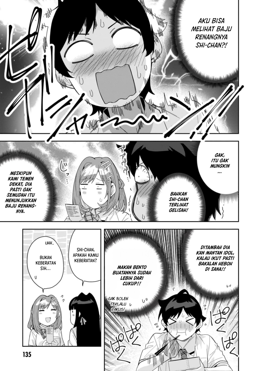 Classmate no Moto Idol ga, Tonikaku Kyodou Fushin Nan desu Chapter 16 Gambar 5