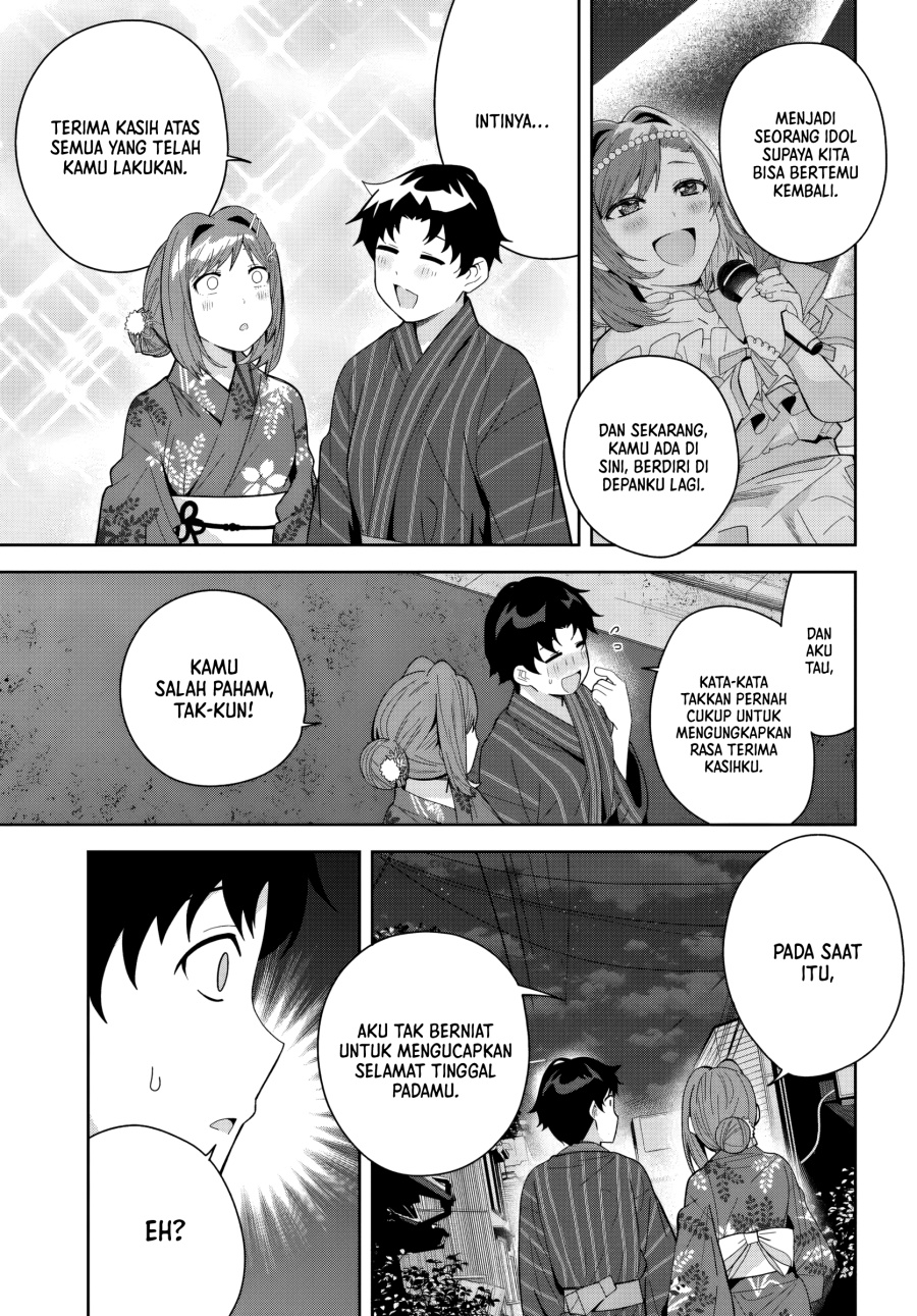 Classmate no Moto Idol ga, Tonikaku Kyodou Fushin Nan desu Chapter 23 Gambar 29