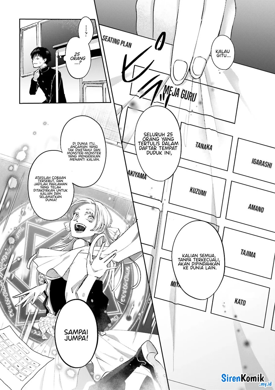 Classmate wa Isekai de Yuusha ni Natta kedo, Ore dake Gendai Nihon ni Okizari ni Narimashita Chapter 01 Gambar 20