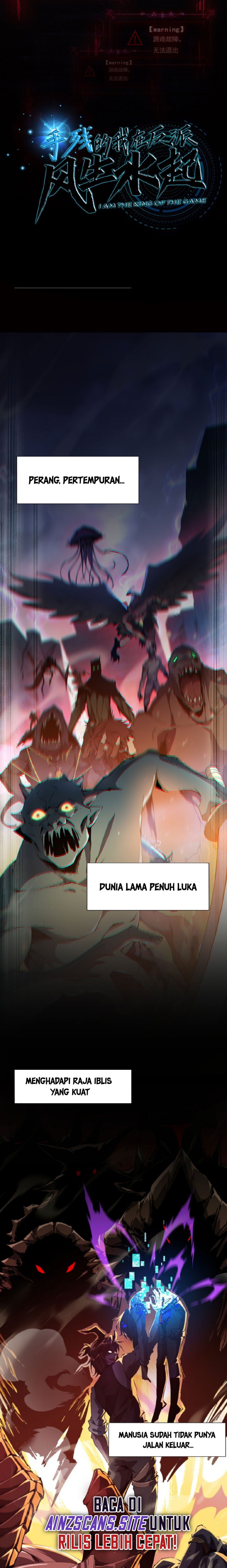 Clumsy Me Rising in the Villain’s Camp I am the King of the Game Chapter 00 Gambar 4