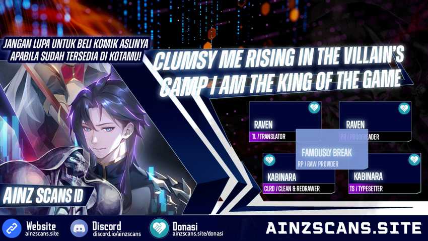 Clumsy Me Rising in the Villain’s Camp I am the King of the Game Chapter 05 Gambar 1