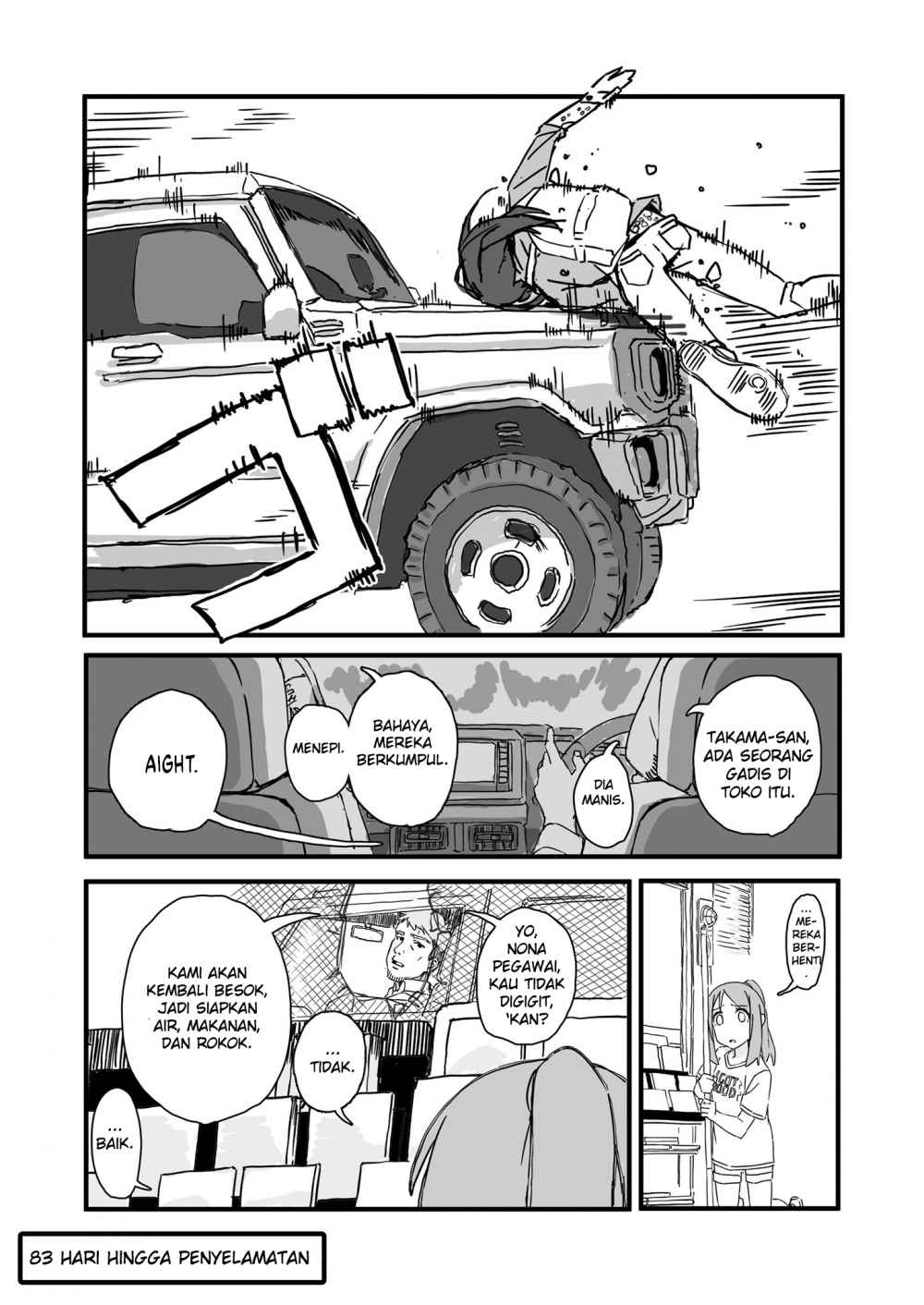 Convenience Store of the Dead ~The Convenience Store Clerk Will Get Rescued in 100 Days~ Chapter 17 Gambar 2