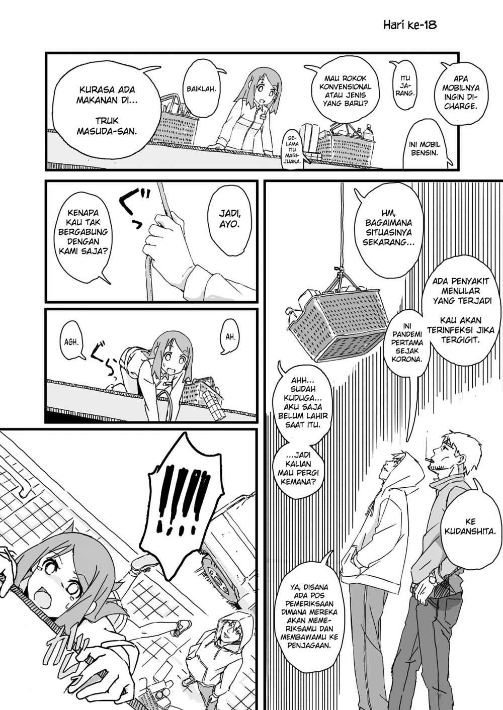 Convenience Store of the Dead ~The Convenience Store Clerk Will Get Rescued in 100 Days~ Chapter 18 Gambar 1