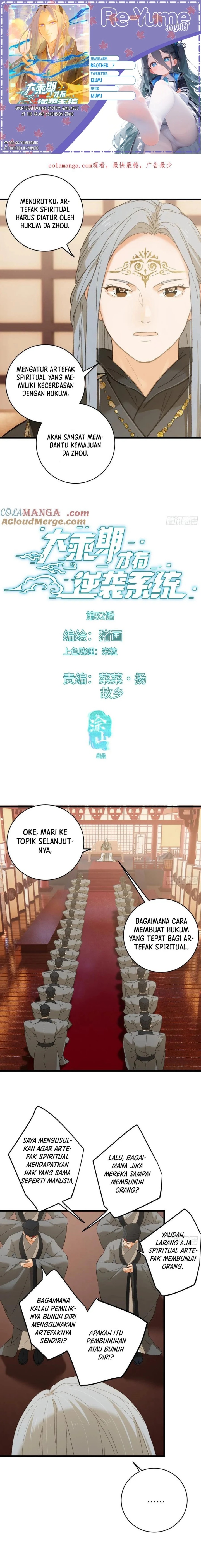 Counterattacking System Available At The Grand Ascension Stage Chapter 52 Gambar 1