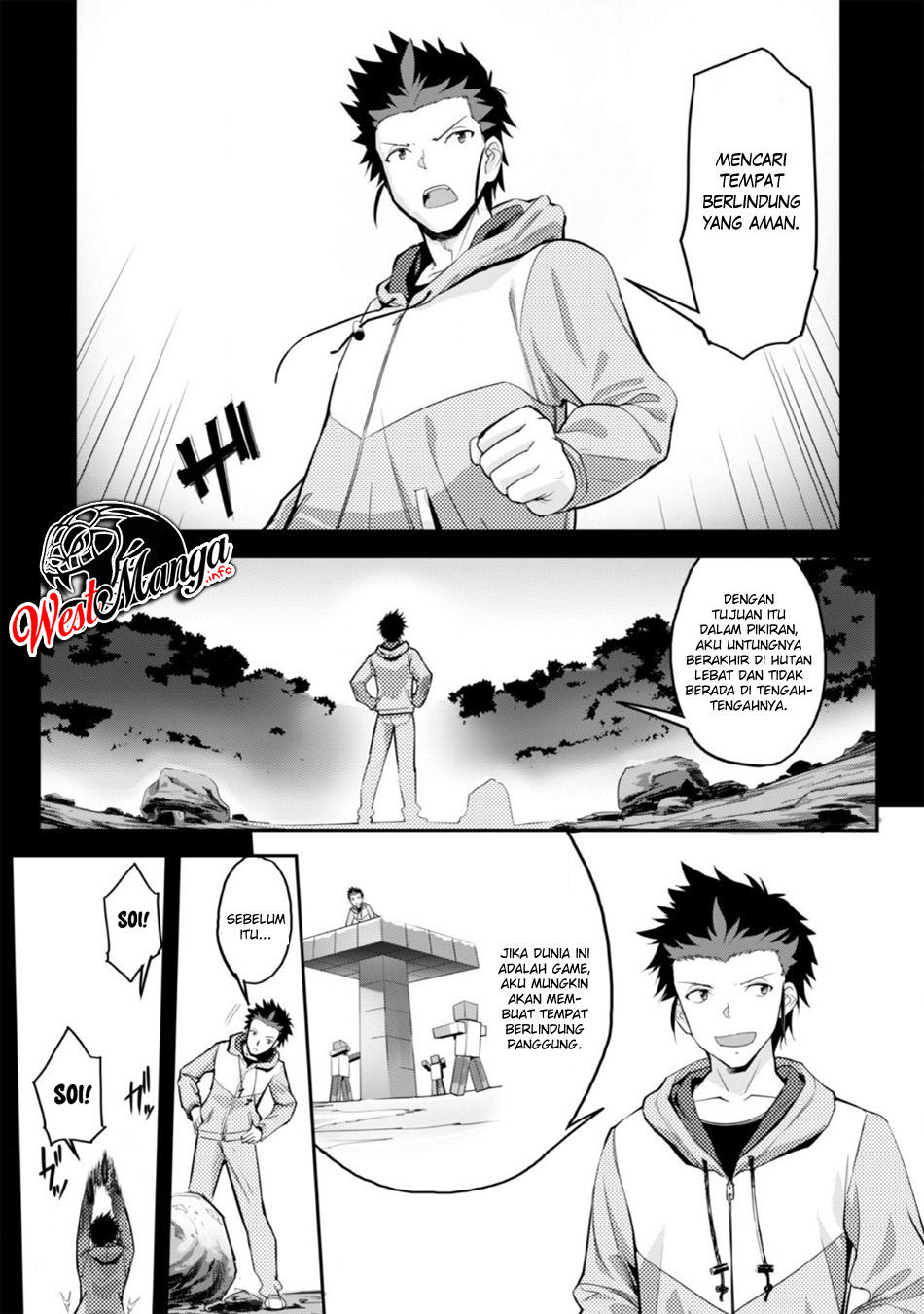 Craft Game no Nouryoku de Isekai Kouryaku!! Chapter 01.1 Gambar 11