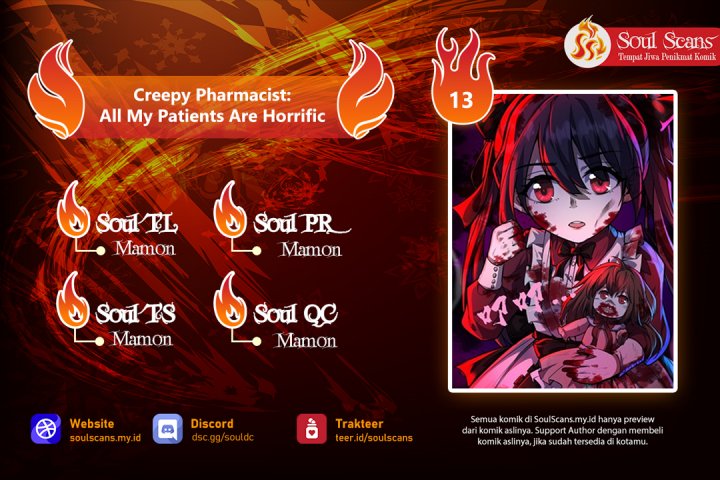 Creepy Pharmacist: All My Patients Are Horrific Chapter 15 Gambar 1