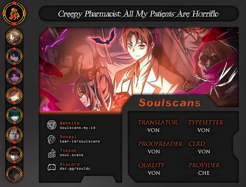 Creepy Pharmacist: All My Patients Are Horrific Chapter 30 Gambar 1