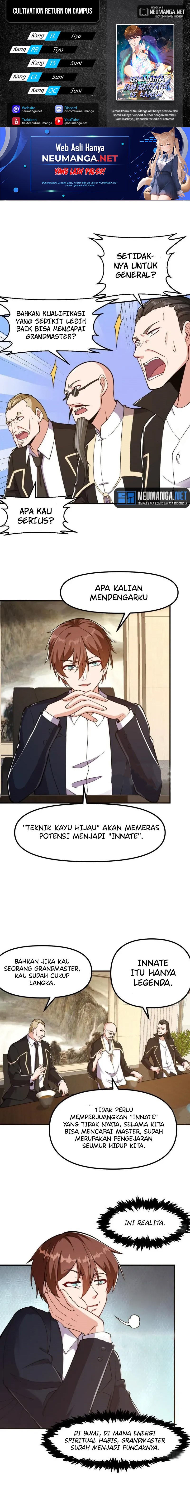 Cultivation Return on Campus Chapter 439 Gambar 1