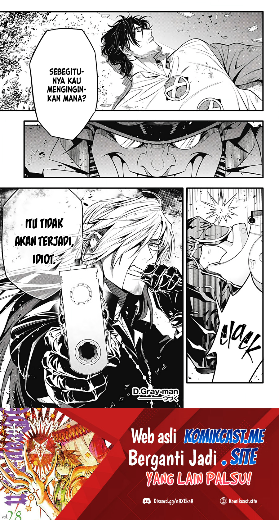 D Gray Man Chapter 243 Gambar 32