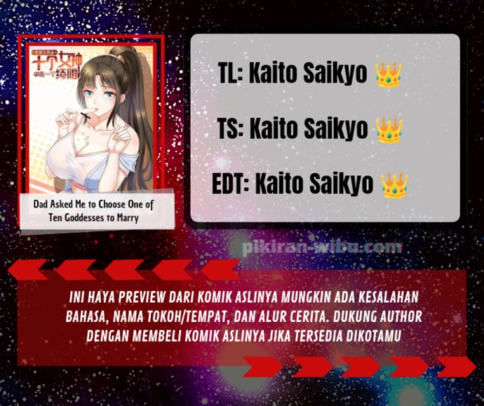 Dad Asked Me to Choose One of Ten Goddesses to Marry Chapter 09 Gambar 1