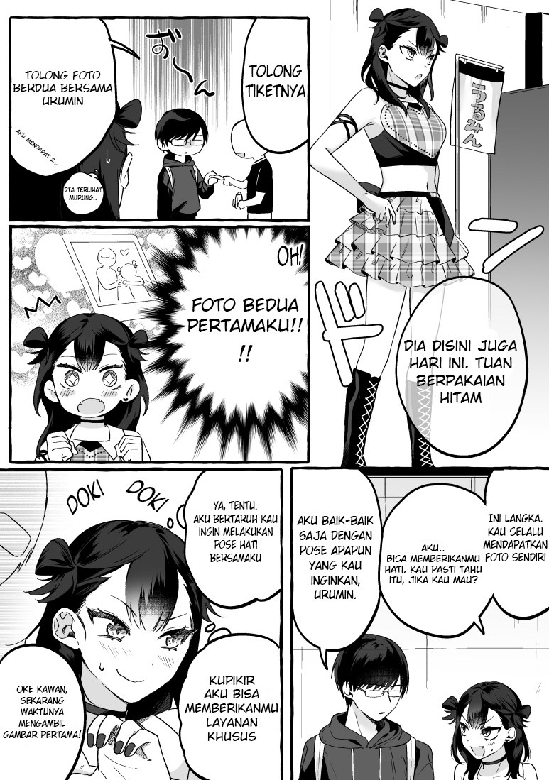 Damedol to Sekai ni Hitori Dake no Fan Chapter 02.2 Gambar 2