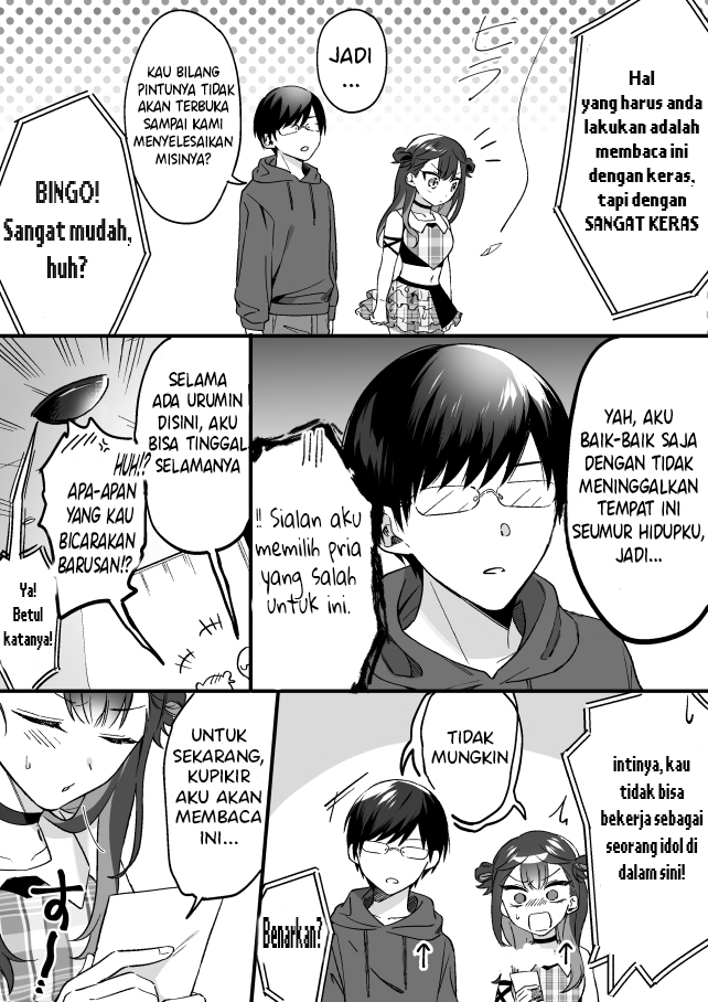 Damedol to Sekai ni Hitori Dake no Fan Chapter 07.5 Gambar 2