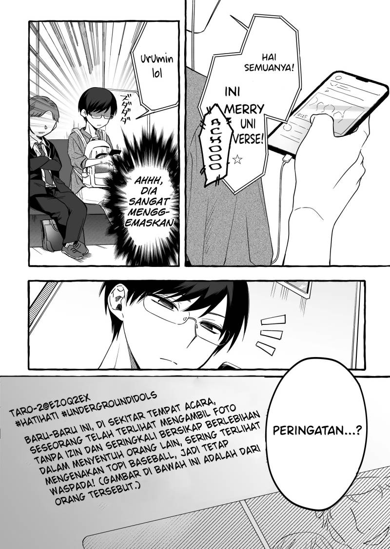 Damedol to Sekai ni Hitori Dake no Fan (Serialization) Chapter 08 Gambar 2