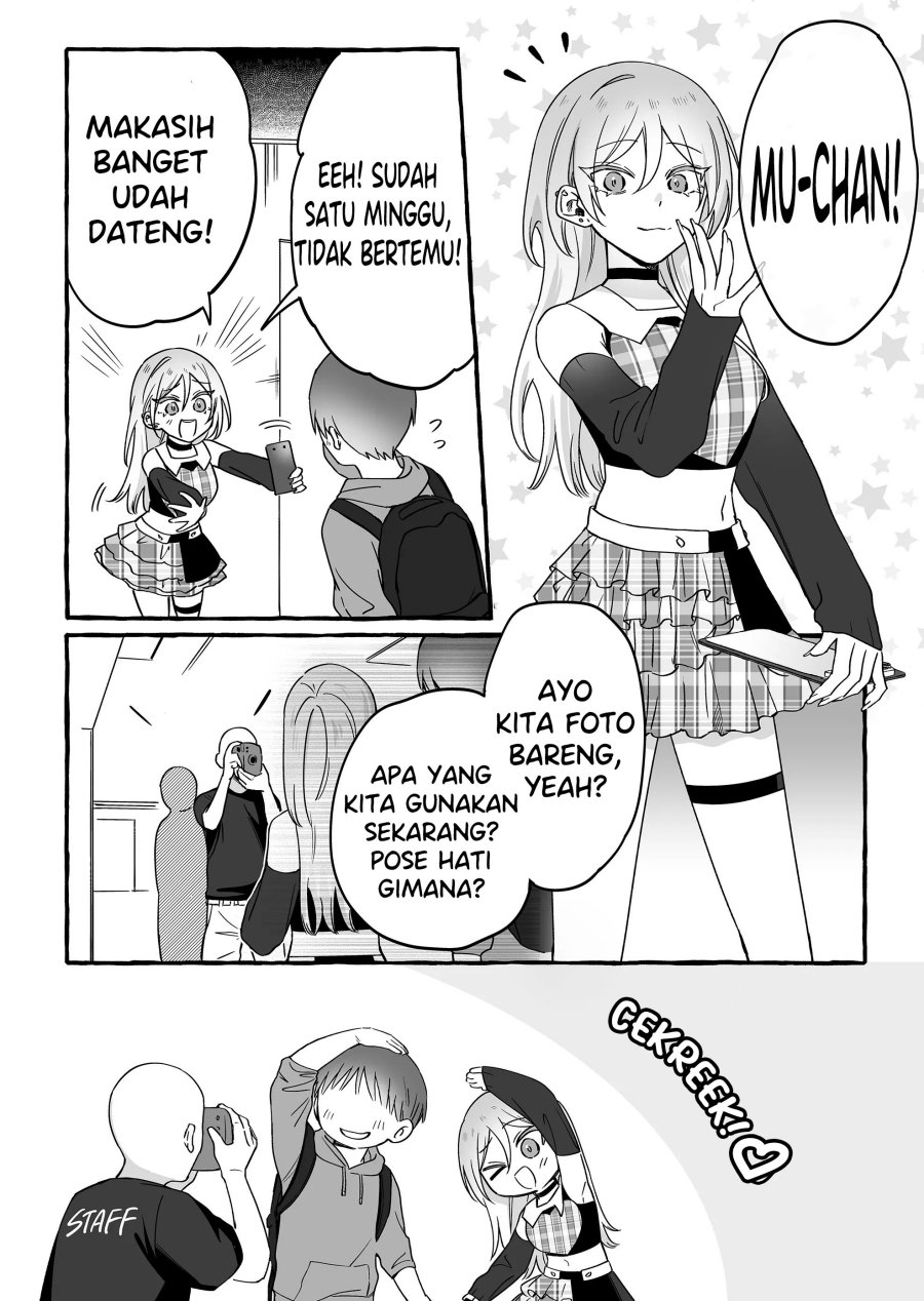 Damedol to Sekai ni Hitori Dake no Fan (Serialization) Chapter 14 Gambar 2