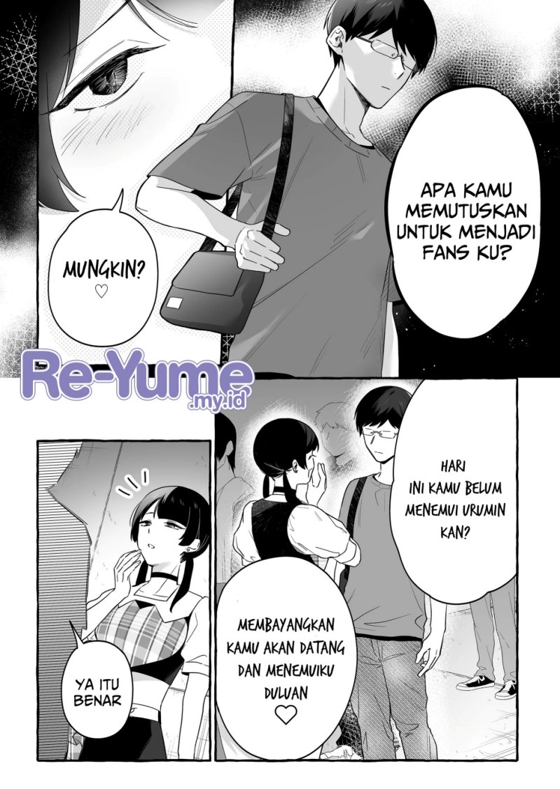 Damedol to Sekai ni Hitori Dake no Fan (Serialization) Chapter 18 Gambar 4