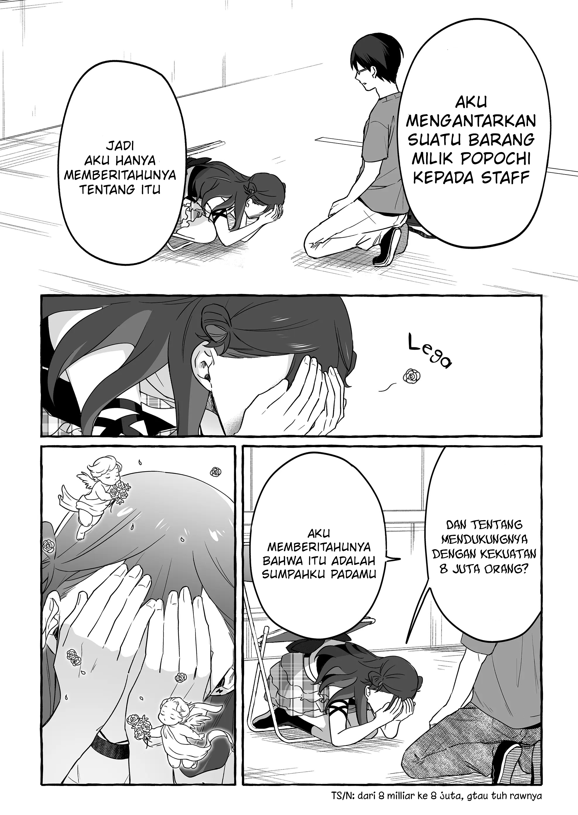 Damedol to Sekai ni Hitori Dake no Fan (Serialization) Chapter 19 Gambar 9