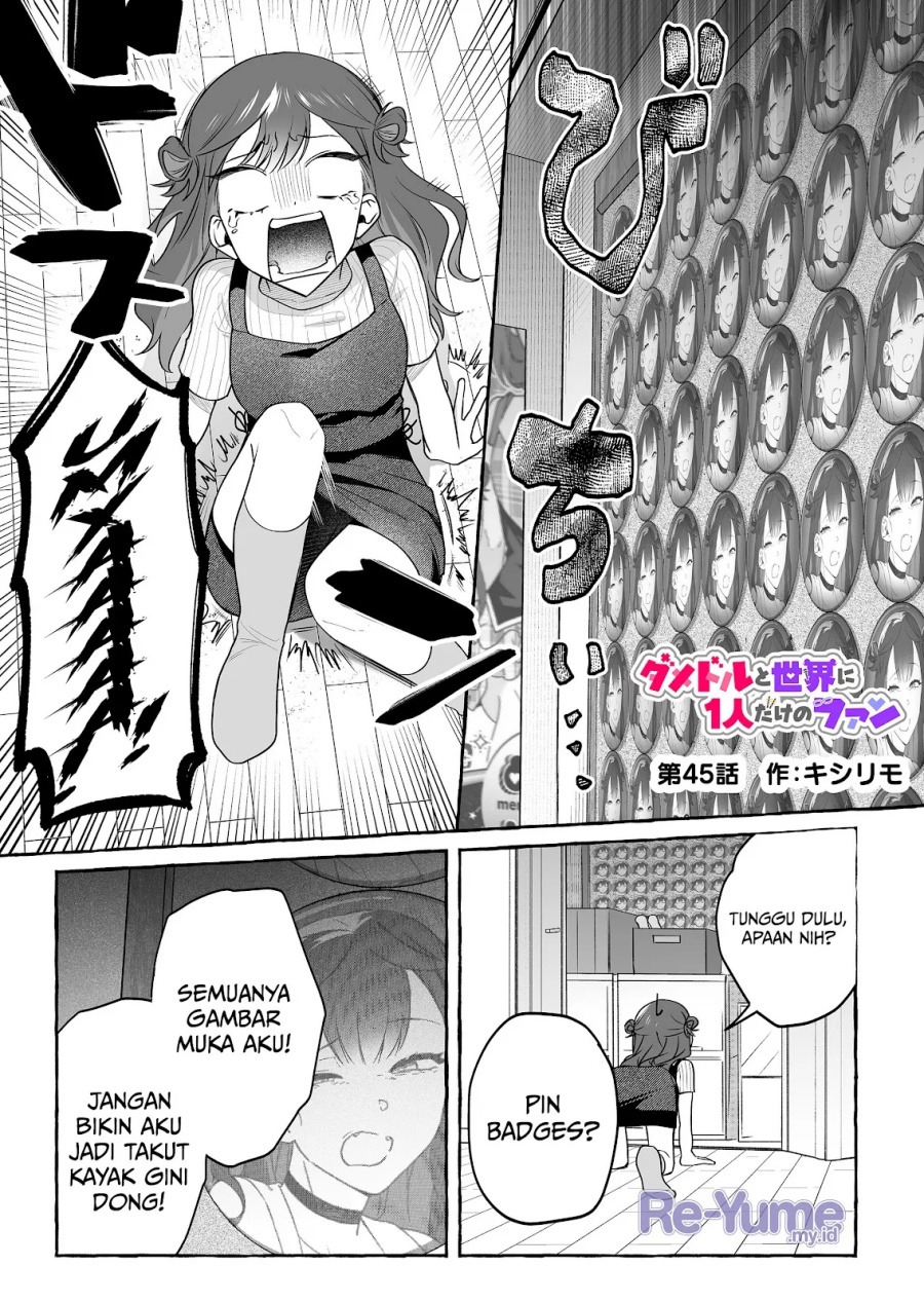 Damedol to Sekai ni Hitori Dake no Fan (Serialization) Chapter 45 Gambar 2