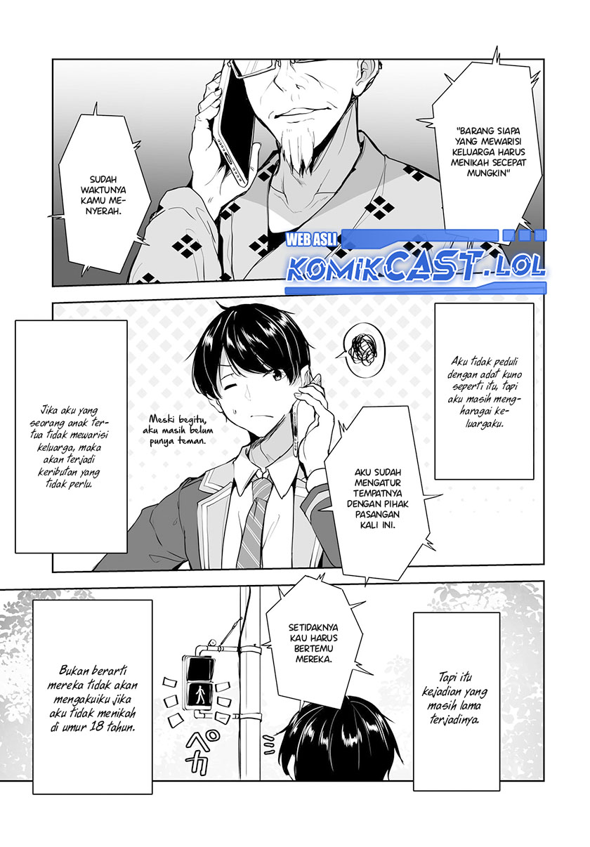 Danshi dato Omotteita Osananajimi to no Shinkon Seikatsu ga Umakuiki sugiru Kudan ni Tsuite Chapter 01.1 Gambar 20