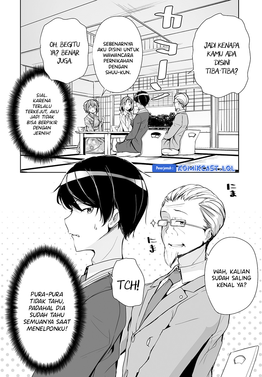 Danshi dato Omotteita Osananajimi to no Shinkon Seikatsu ga Umakuiki sugiru Kudan ni Tsuite Chapter 01.2 Gambar 3