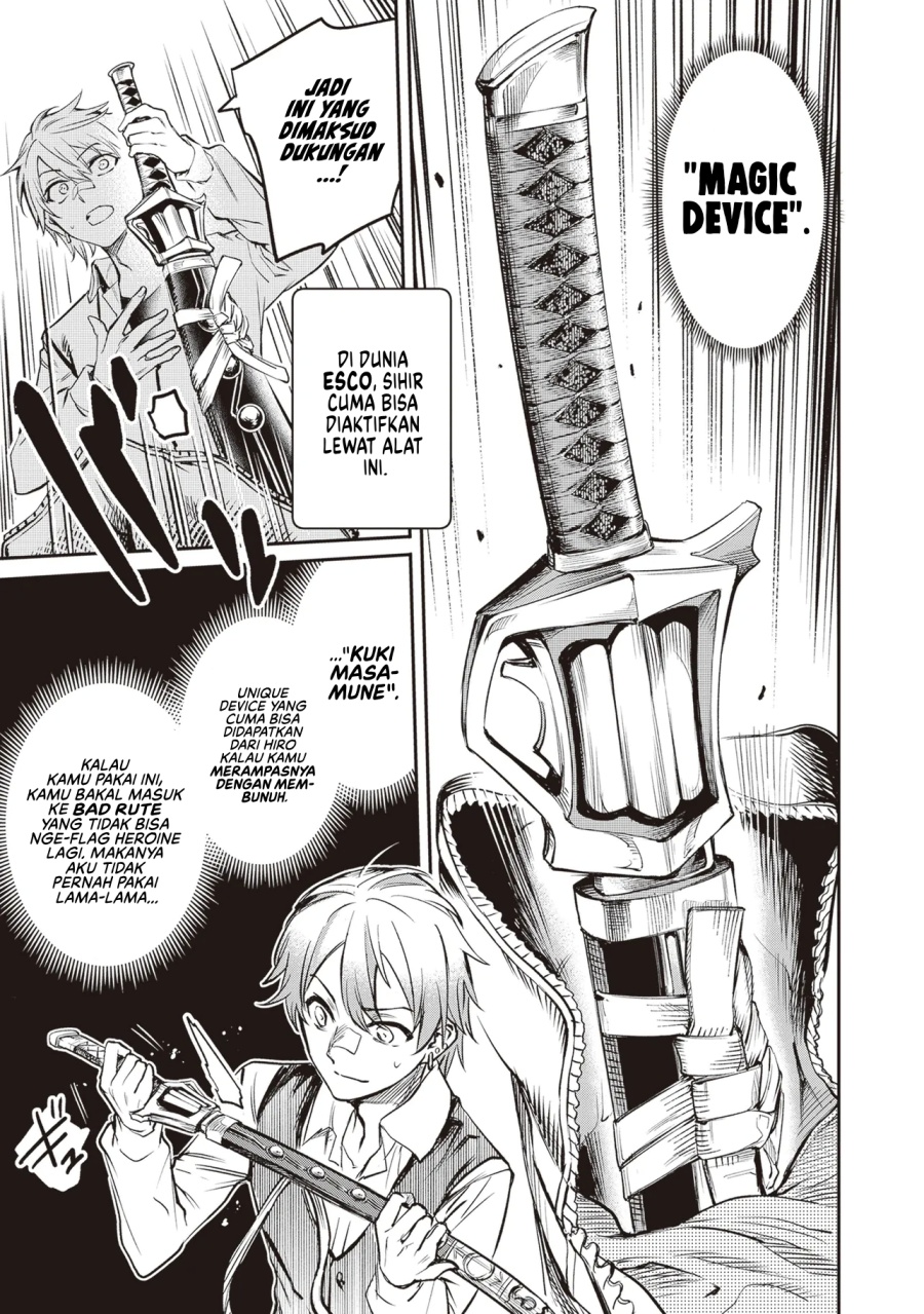 Danshi Kinsei Game Sekai de Ore ga Yarubeki Yuiitsu no Koto – Yuri no Ma ni Hasamaru Otoko to Shite Tensei shite shimaimashita Chapter 01 Gambar 27