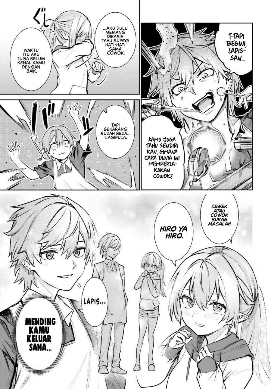 Danshi Kinsei Game Sekai de Ore ga Yarubeki Yuiitsu no Koto – Yuri no Ma ni Hasamaru Otoko to Shite Tensei shite shimaimashita Chapter 06 Gambar 24