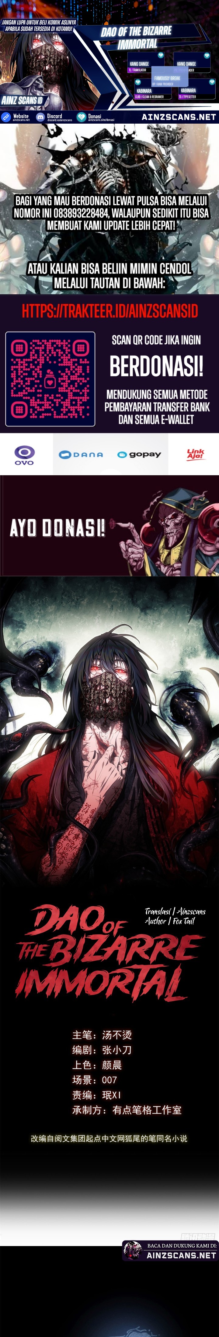 Dao of the Bizarre Immortal Chapter 01 Gambar 1