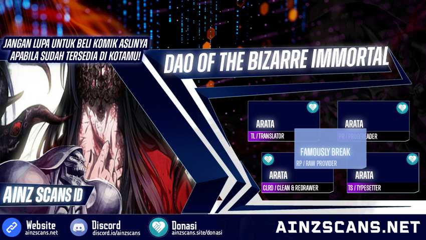 Dao of the Bizarre Immortal Chapter 31 Gambar 1