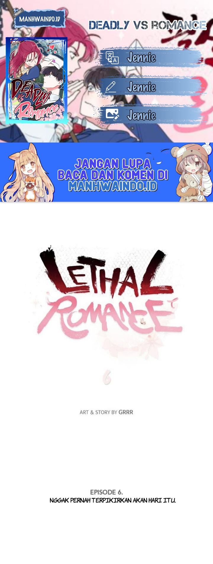 Deadly VS Romance (Lethal Romance) Chapter 06 Gambar 1